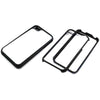 Switchable Hardshell Flex-frame Case for iPhone 4/4s Cell Phone