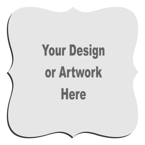 Picture of Prague Creative Border Desktop Hardboard Plaque for Your Design