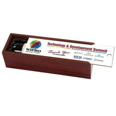 Rosewood Wine Box with Your Own Lid Design