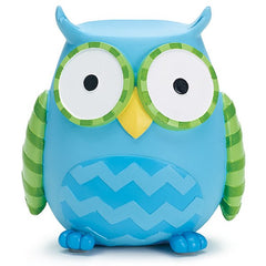 WHO'S CUTEST BOY Blue Owl Resin Banks - 2 Pack