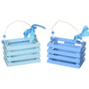 WHO'S CUTEST BOY Blue Wood Crate Set - Pack of 3 Sets