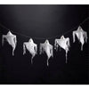 White Gauze Ghosts Garland Wall Hanging