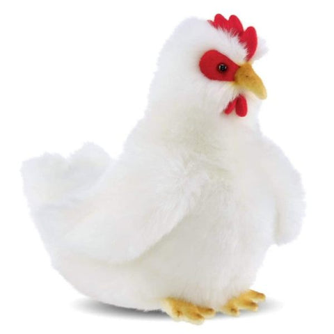 Picture of White Plush Stuffed Hen Henny