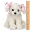 White Plush Stuffed Puppy Dog Sassy