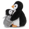 Wiggles & Wobbles Plush Stuffed Penguin with Baby
