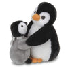 Wiggles & Wobbles Plush Stuffed Penguin with Baby