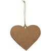 Wood Heart DIY Photo Ornament - 10 Pack