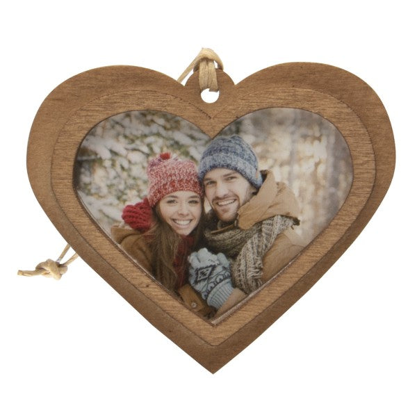 12022 Wood Heart Ornaments