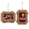 Wood DIY Rectangle Photo Ornament - 10 Pack