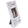 Sunwashed Wood Words Family Distressed 4x6 Picture Frame